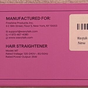 Waytalk Pink Hair Straightener